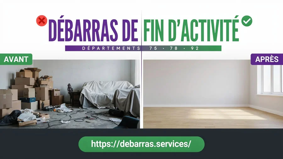 Débarras de fin d'activité